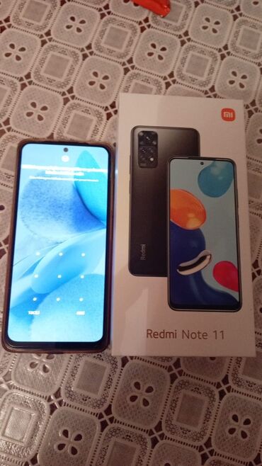 redmi note 9 qiymeti 128 gb: Xiaomi Redmi Note 11, 128 ГБ, цвет - Голубой, 
 Отпечаток пальца, Две SIM карты, Face ID