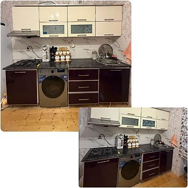 stol metbex: Mətbəx mebeli satilir 250 azn.Olcusu 2.55.uzerinde qaz+moyka+aspirtor — 1