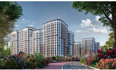 недвижимость в рассрочку: 1 бөлмө, 49 кв. м, Элитка, 4 кабат, ПСО (өзү оңдоп түзөтүп бүтүү үчүн)