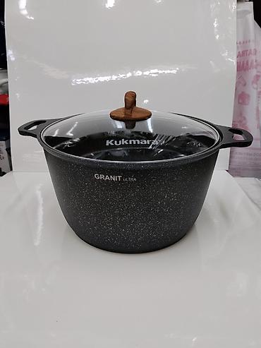 алумини: Казан Kukmara GRANIT Ultra с крышкой - Материал: литой алюминий с — 1