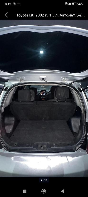 кона машина цена: Toyota Ist: 2002 г., 1.3 л, Автомат, Бензин, Хетчбек — 8