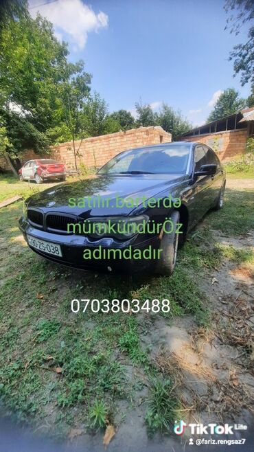 maşın üçün qızdırıcı: BMW 7 series: 4.4 l | 2002 il Sedan
