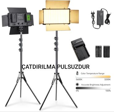 İşıqlandırma: ✅800 U ✅led rgb işiq tripod ✅i̇dare etme pultu var ✅ professional foto -da lalafo.az — 1 İşıqlandırma: ✅800 U ✅led rgb işiq tripod ✅i̇dare etme pultu var ✅ professional foto — 1