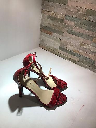 Sandale: Kožne sandale, zmijska koza, nove! — 5