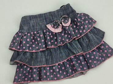 jasne jeansy z przetarciami: Skirt, 3-4 years, 98-104 cm, condition - Very good