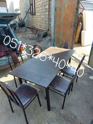 Masa və oturacaq dəstləri: Stul stol masa ve oturacaq destleri Tek-Tek ve Komplekt Wekilde -da lalafo.az — 12 Masa və oturacaq dəstləri: Stul stol masa ve oturacaq destleri Tek-Tek ve Komplekt Wekilde — 12