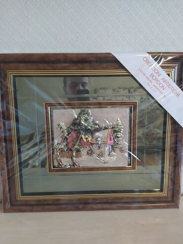 mişka şəkilləri: İtalyan “Bordon” (Creazioni Artistiche Bordon) dekorativ tablo. -
