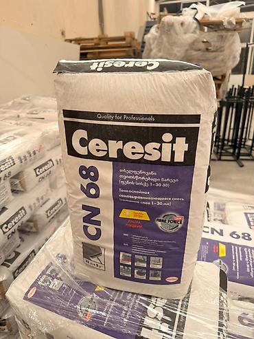 Təmir və tikinti: Ceresit CN 68 – Özü-özünə yayılan döşəmə harçı (Self-leveling / Şap) — 1