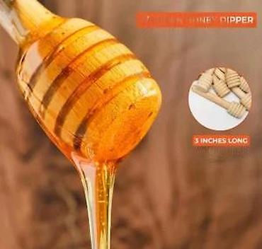 Kašike: Drvene kašikice za med – mini “honey dipper” štapići - Materijal — 21