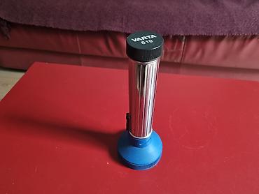 marke harmonika: Stara baterijska lampa VARTA – velika, original iz 80-ih - Klasičan — 5