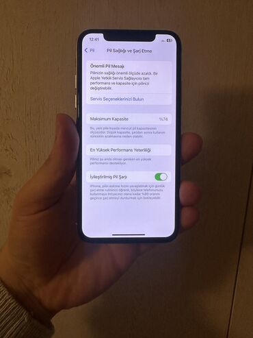 Apple iPhone: IPhone Xs, 256 GB, Ağ, Zəmanət, Face ID — 9