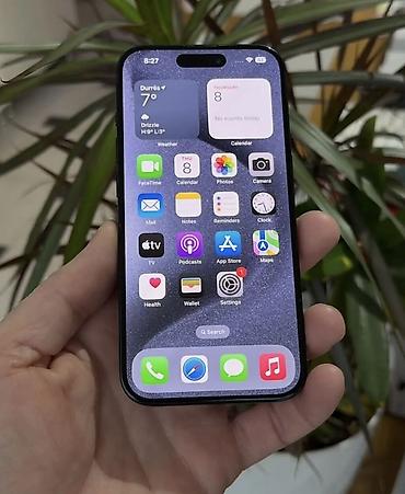 16 pro: IPhone 15 Pro, Б/у, 128 ГБ, Синий, Чехол, Коробка, 79 % — 2