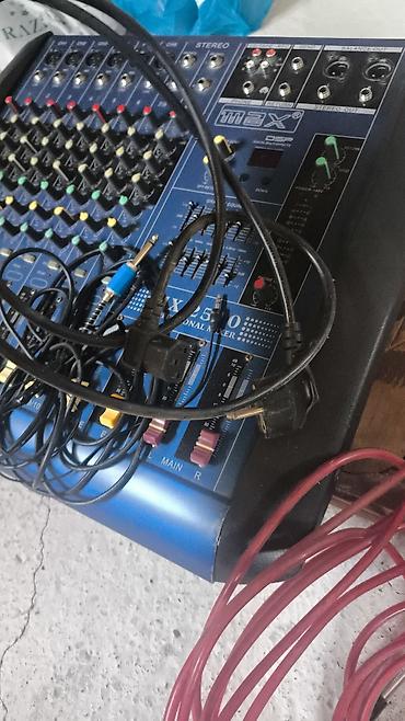 su alti ov: Səsgücləndirici və mikser seti – MEX MX-2510 Professional Mixer + MEX — 7