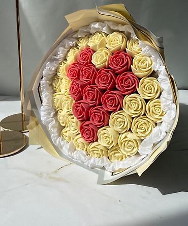 Съедобные букеты: 🍫🌹 ШОКОЛАД ГҮЛДӨР – ТАТТУУ СЕЗИМДИН ЭҢ СУЛУУ БЕЛЕГИ! 🌹🍫 Гүл соолуйт… — 5