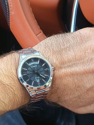 bakida saat: Casio kişi qol saatı – klassik və gündəlik istifadə üçün AZ ISLENIB — 3