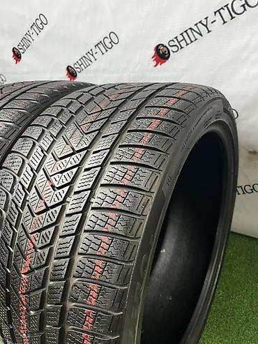 чёрные зимние: Шины 285 / 35 / R 20, Зима, Б/у, Пара, Легковые, Германия, Pirelli — 2