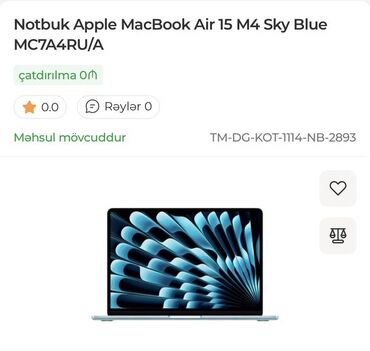 qaz satisi: Yeni Apple MacBook, 15.4 ", AMD A4, 256 GB, Ünvandan götürmə lalafo.az -da qaz satisi: Yeni Apple MacBook, 15.4 ", AMD A4, 256 GB, Ünvandan götürmə