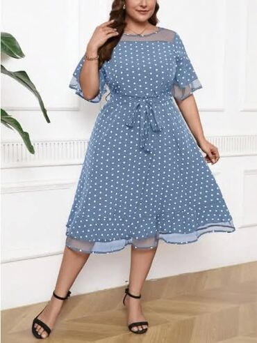 Haljine: Haljina na tufne – mVel 3XL Cena 3900din Ramena : 44 cm Dužina — 11