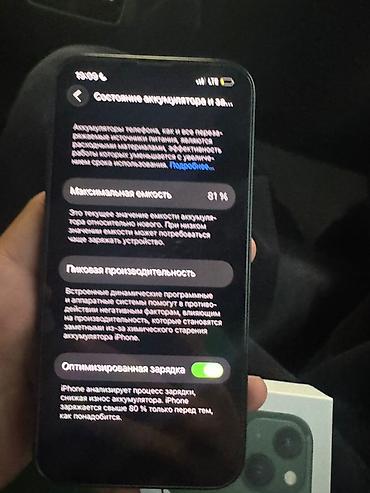 Apple iPhone: IPhone 13, 128 ГБ, Зеленый, Защитное стекло, Чехол, Кабель, 81 % — 7