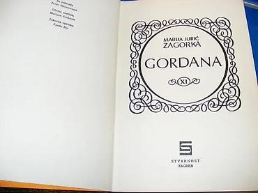 danka: Marija Jurić Zagorka - GORDANA 1-12 (komplet)Izdavač: Stvarnost — 5