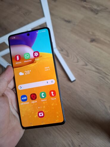 makro x7: Samsung Galaxy A71, rəng - Ağ, İki sim kartlı