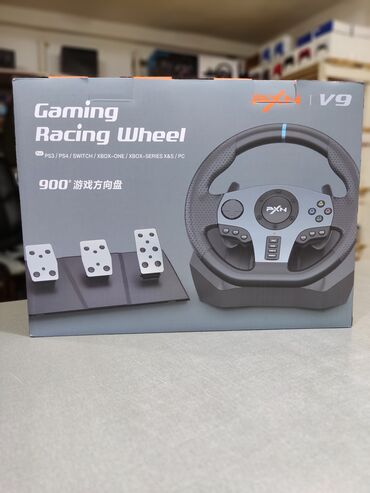 Video oyunlar üçün aksesuarlar: Pxn v9 racing wheel. Pc, ps3, ps4, xbox üçün uygundur. Originaldır