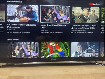 Televizorlar: Samsung 82ekran smart YouTube 6Ay zemanetle Cemi 260Azn Full Hd