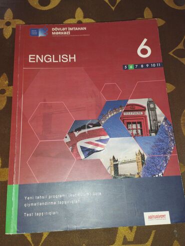 azerbaycan dili 7 ci sinif is defteri: İngilis dili kitabı 6 cı sinif dim