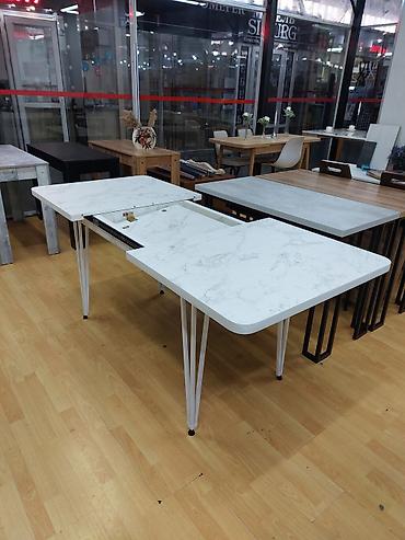 study table: Обеденный стол "Бабочка"
Длина 130/180 см
Ширина 80 см
Высота 77 см — 4