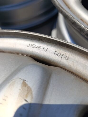 Диски: Железные Диски R 15 Honda, Комплект, отверстий - 5, Б/у at lalafo.kg — 8 Диски: Железные Диски R 15 Honda, Комплект, отверстий - 5, Б/у — 8