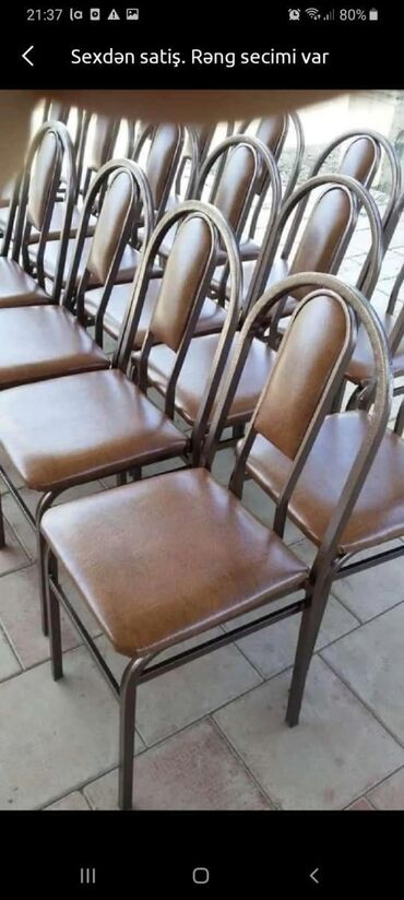 Stullar: Stul stol 13 azn 20 azn dek Istediyiniz Rengde Kojadan ve Parcadan — 11