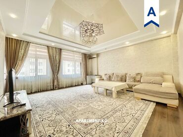 квартиры бишкек на долгий срок: 2 комнаты, С мебелью полностью