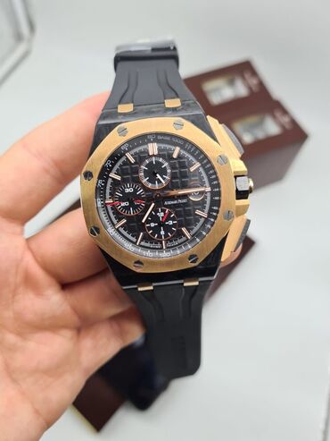 мужские швейцарские часы: Audemars Piguet Offshore Chronograph QE2 Cup 2016 ️Премиум качество !