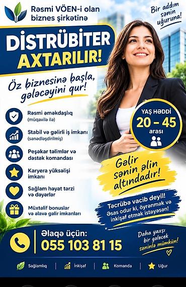 ailəvi is elanlari: Makler tələb olunur, Təcrübəsiz, Dəyişən qrafik — 1