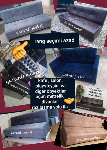Divan və kreslo dəstləri: Yeni, Mini-divan, Divan, Bazasız, Açılmayan — 13