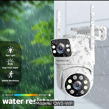 iphone 11 irsad telecom: SZSINOCAM QW3-WIFI 2.4GHz ağıllı mühafizə kamerası - Xarici və daxili — 1