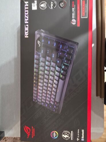 komputer acer: ASUS ROG Azoth mexaniki klaviatura - 75% lay‑out, kompakt korpus -