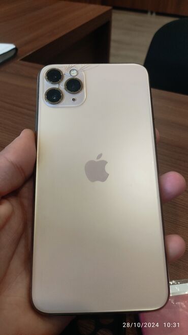 iphone 12 pro max ikinci el fiyat: IPhone 11 Pro Max, 256 GB, Çəhrayı, Simsiz şarj, Face ID