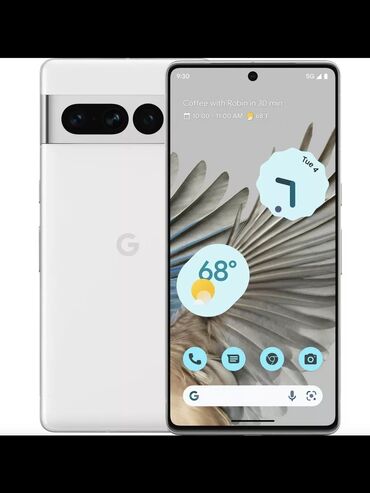 о безлимит на месяц: Google Pixel 7 Pro, 128 ГБ, цвет - Белый, eSIM