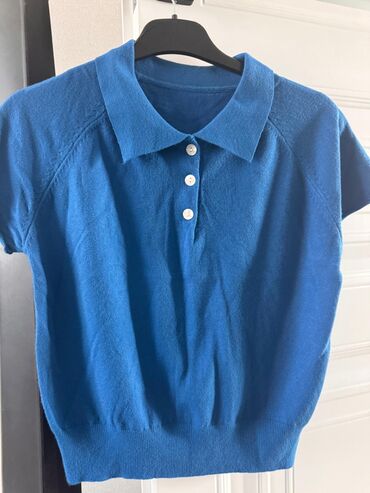 Кофты, свитеры: Женский новый свитер - поло с короткими рукавами реглан. Отлично — 2