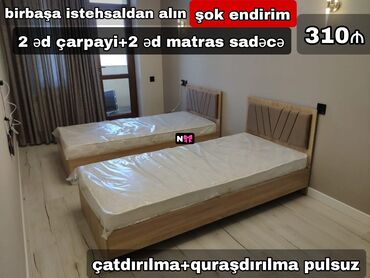 Masa və oturacaq dəstləri: Satılır: *Birbaşa istehsaldan çarpayi* 💥💥💥Şok şok şok💥💥💥 Qısa müddətli
