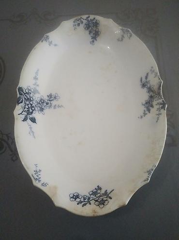 Əntiq qablar: Çox qədim Əntiq farfor bulud.İngiltərə,19-cu əsr.Uzunluğu 46 sm,eni 32 — 2