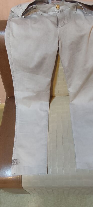 yay üçün şalvarlı qadın kostyumları: Şalvarlar 2XL (EU 44), rəng - Bej