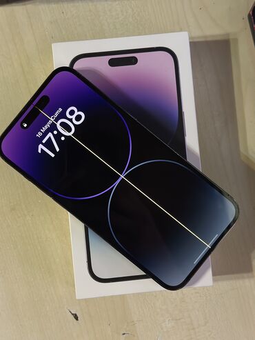 iphone 7 ekrani: IPhone 14 Pro Max, 128 GB, Deep Purple, Face ID