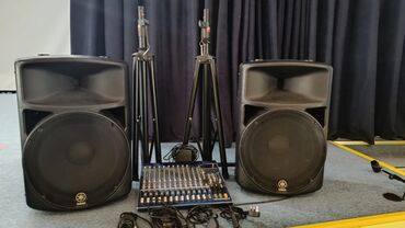 Микрофоны: Новый Yamaha Колонка, Тип - Акустическая, цвет - Черный