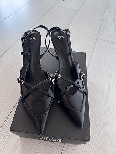 лыжа бишкек цена: Туфли, 39, 40, Zara, Новый, цвет - Черный, Самовывоз — 2