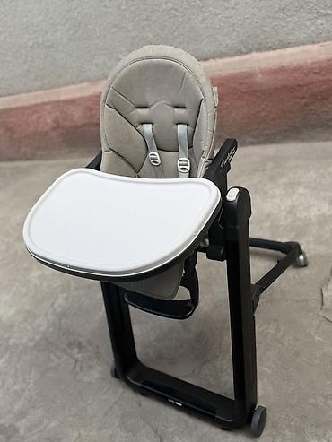 peg: Стульчик для кормления, Б/у, Peg perego, Трансформер, цвет - Серый — 3