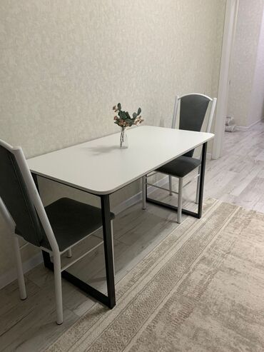 мебель кухни: Кухонный Стол, цвет - Белый, Новый