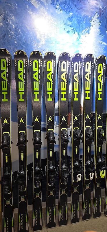 Горные лыжи + новые крепления 🎿 HEAD Supershape i.Magnum — 177 см •