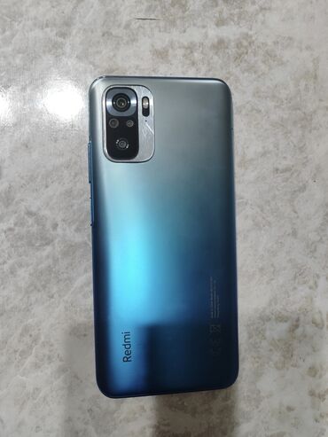 Мобильные телефоны и аксессуары: Xiaomi, Redmi Note 10S, 128 ГБ, цвет - Синий, 2 SIM